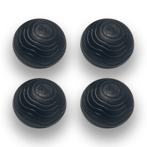 Camping Moon Chair Foot Cover Balls - Black