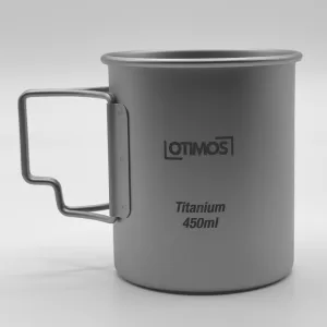 Otimos Titanium Mug With Lid 450ml (92g)