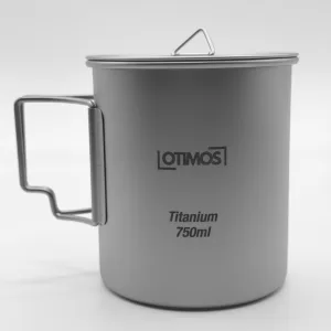 Otimos Titanium Mug With Lid 750ml (120g)