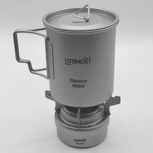 Otimos Titanium Bundle 450ml Mug & Alcohol Stove